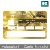 Stickers Carte Bancaire American Fada - Carte GOLD